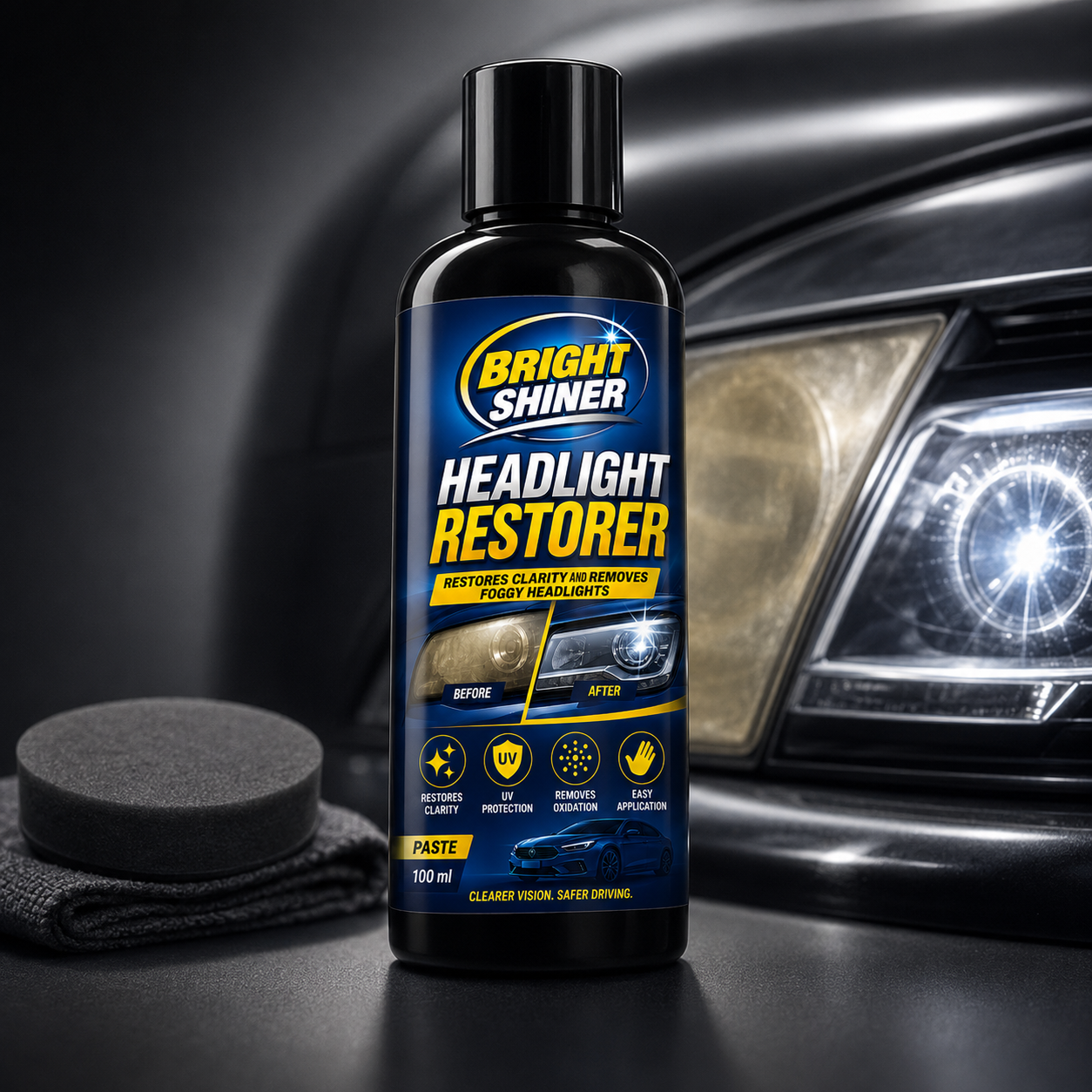 Headlight Restorer - Quick Oxidation Formula
